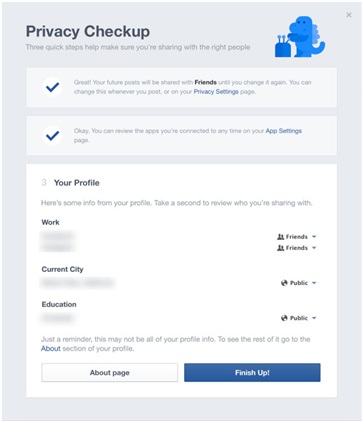 Facebook Privacy Chechup Paso 3