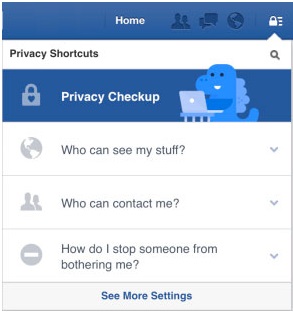 Accés a Facebook Privacy Chechup