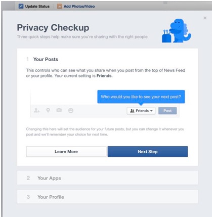 Facebook Privacy Chechup_Paso 1
